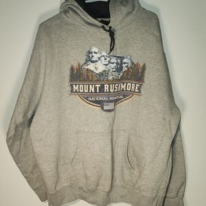 Mount Rushmore Gray Hoodie